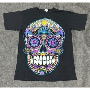 Air Fresh Size S Sugar Skull Shirt